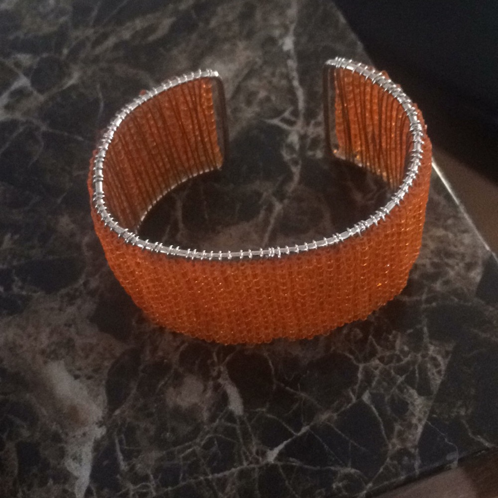 FINAL MARKDOWN New beaded cuff bracelet